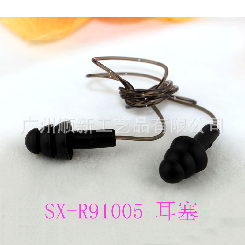 [2015] Guangzhou manufacturer low price wholesale pure silica gel belt line sports waterproof noise reduction earplug9