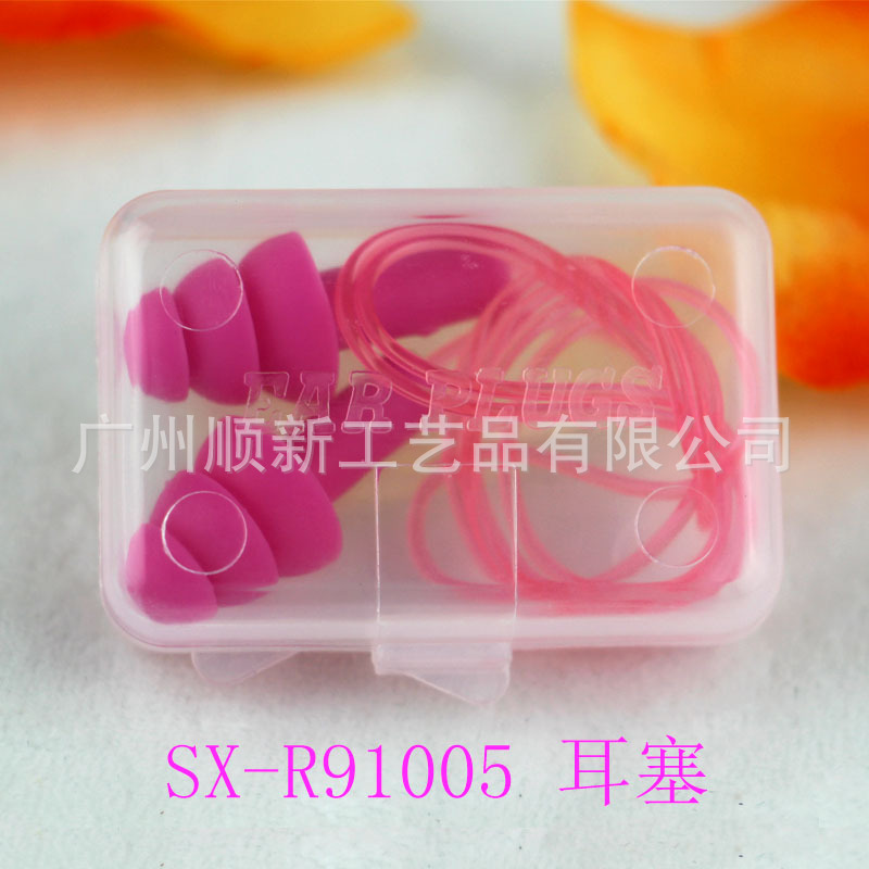 [2015] Guangzhou manufacturer low price wholesale pure silica gel belt line sports waterproof noise reduction earplug10
