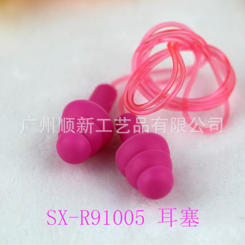 [2015] Guangzhou manufacturer low price wholesale pure silica gel belt line sports waterproof noise reduction earplug11