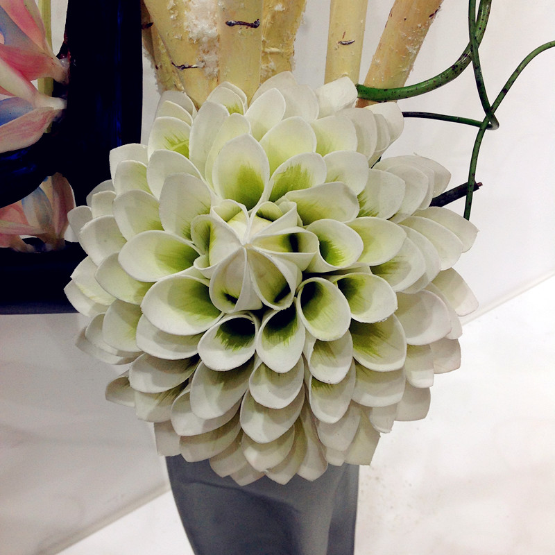 Chinese Simplified face Art Vase floral emulation flower simulation plant home decoration5