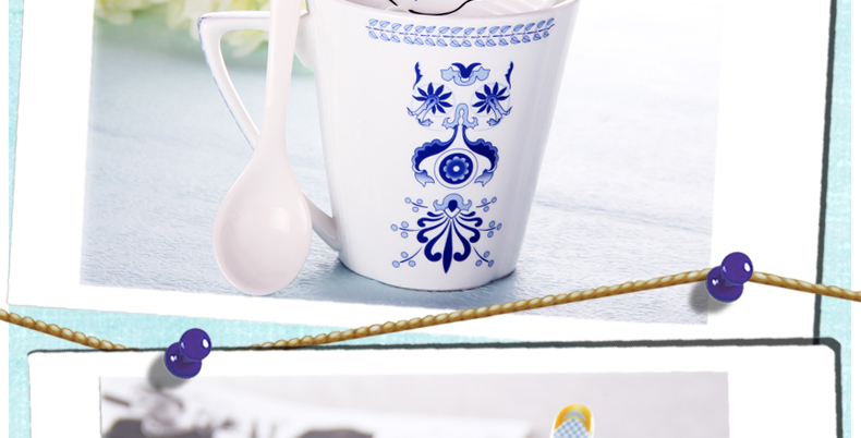 Proud ceramic bone China Mug ceramic cup coffee spoon cover with lovely simple creative gift box office25
