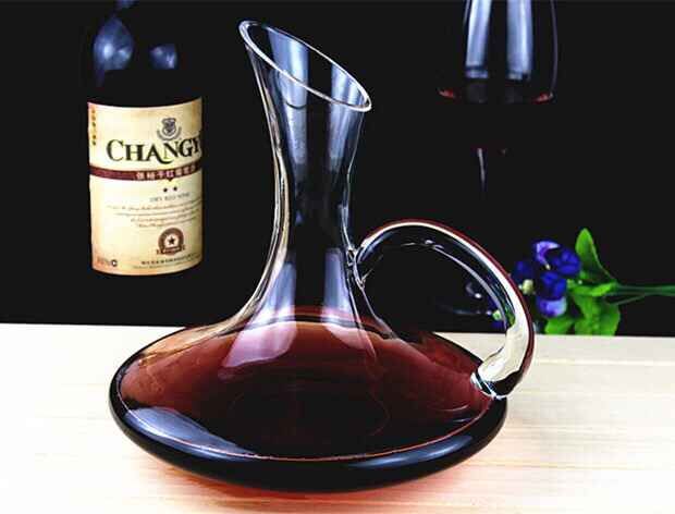 Dong Qi technology of high-end fashion lead crystal decanters flagon bring oblique mouth Sheng wine wine pourer8
