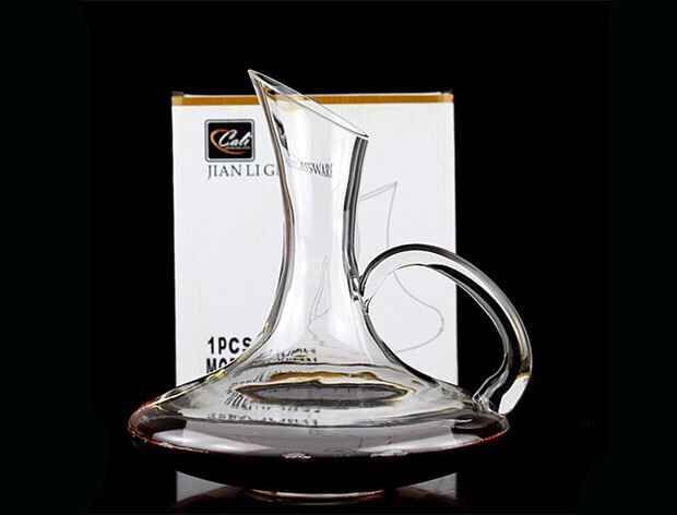 Dong Qi technology of high-end fashion lead crystal decanters flagon bring oblique mouth Sheng wine wine pourer9