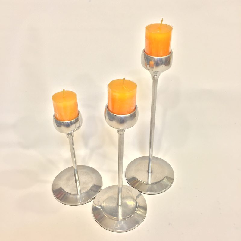 TH1036 European simple alloy three piece dual Candlestick crafts decoration wedding wedding gifts Wedding Candle table1