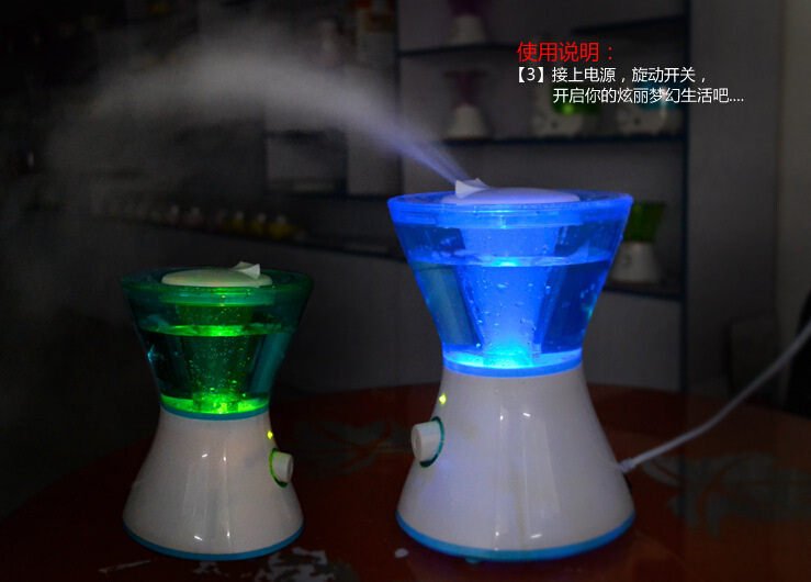 Xinyu xy-05 time funnel humidifier colorful LED lights transparent design of household air humidifier14