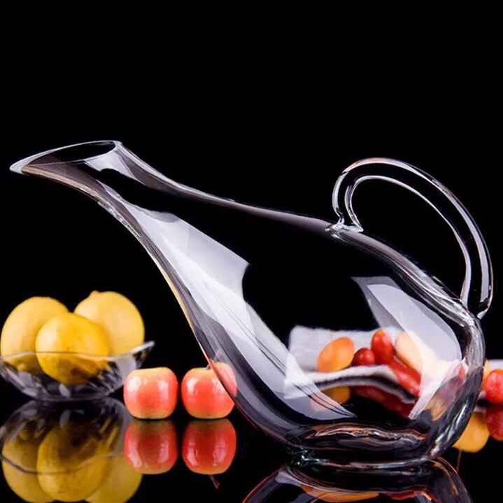 Dong Qi technology of high-end fashion wholesale fashion generous glass decanter free / red wine / Little Swan pot up / filter jug jug trumpet1