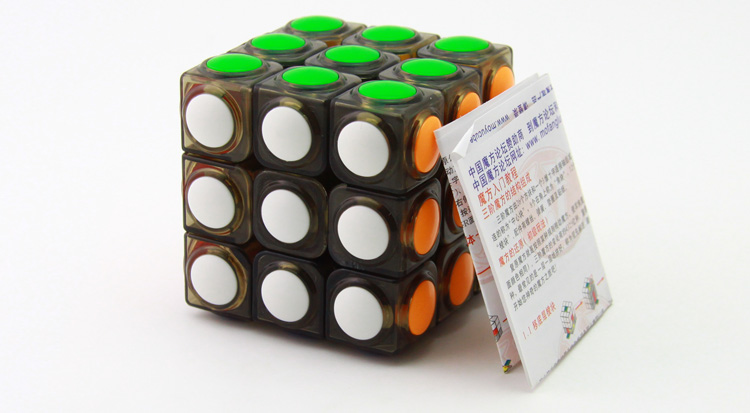 [three] genuine inspiration Yongjun cube patch free sticker dot Yongjun three order convex cube12