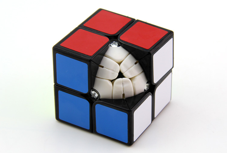 Demon soul two order black] Yongjun Racing 2 order cube Rubik's cube smooth attached.5