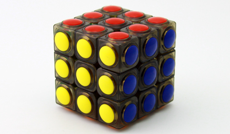 [three] genuine inspiration Yongjun cube patch free sticker dot Yongjun three order convex cube3