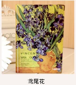 Genuine fashion boutique Lianhua A5 Van Gogh color hard copy diary hardcover notebook Notepad A5-2242C6