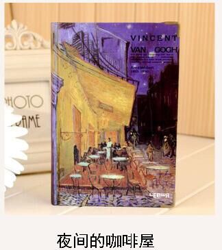Genuine fashion boutique Lianhua A5 Van Gogh color hard copy diary hardcover notebook Notepad A5-2242C4