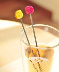Rose stir bar lovers for coffee milk tea stir bar7