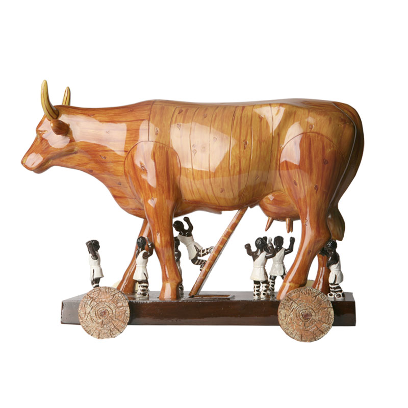 Western abstract creative high-grade resin Troy cattle other room decoration decoration decoration animal1