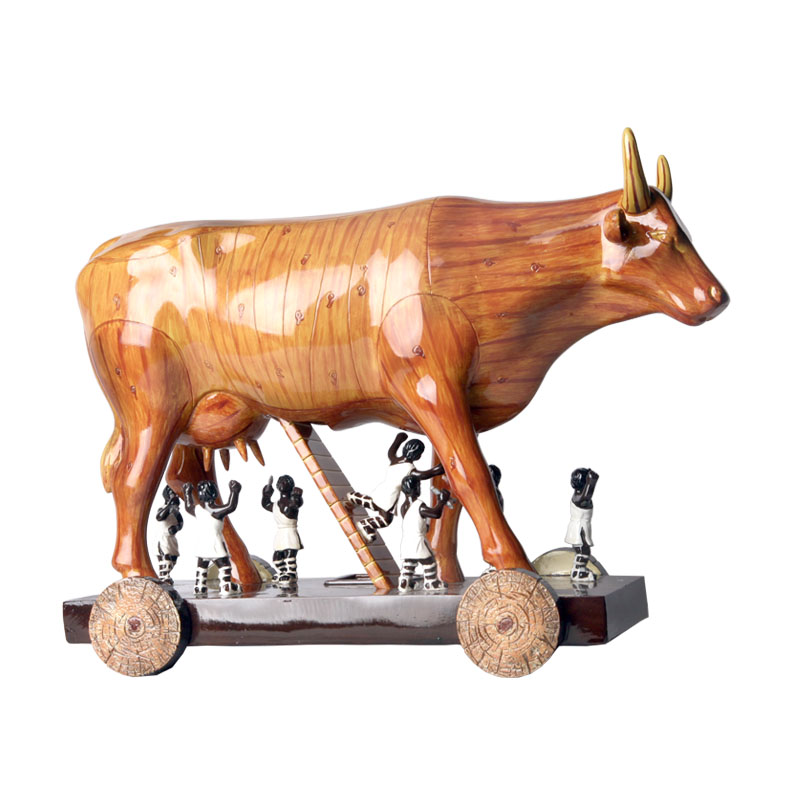 Western abstract creative high-grade resin Troy cattle other room decoration decoration decoration animal3