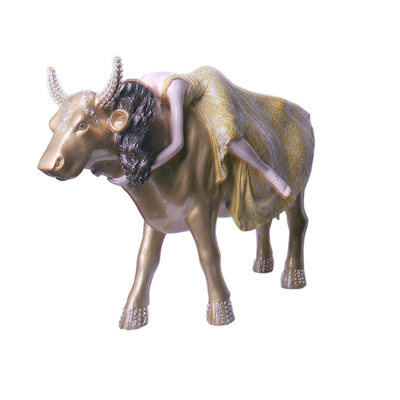 Western abstract creative high-grade resin gold beauty cattle other living room bedroom decoration decoration decoration animal2