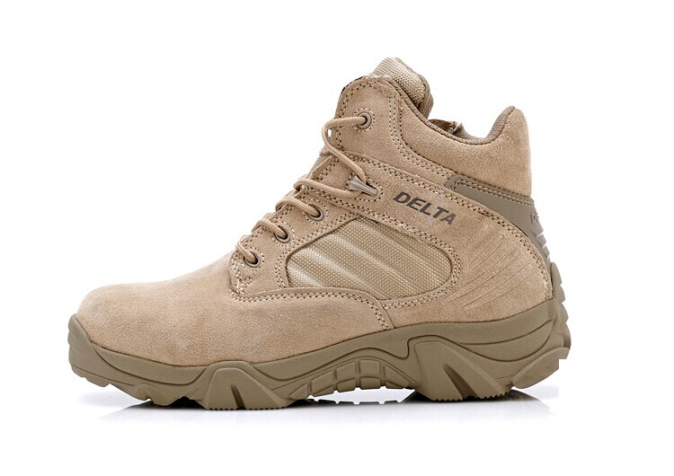 Four dimensional outdoor army fan delta low Gang combat boots desert boots male high Gang warm air tactical boots13