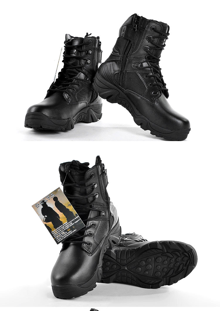 Four dimensional outdoor army fan delta low Gang combat boots desert boots male low Gang warm air tactical boots2