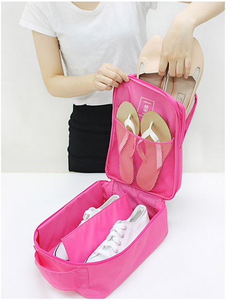 Travel series waterproof footwear packing bag, shoe box, travel receipt, portable packing box2