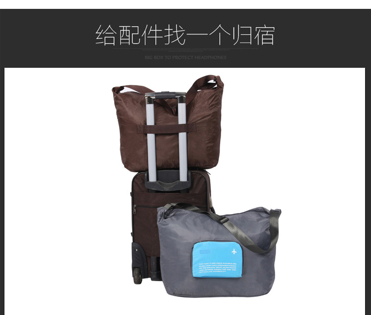 Foldable portable luggage bag Crossbody travel bag10