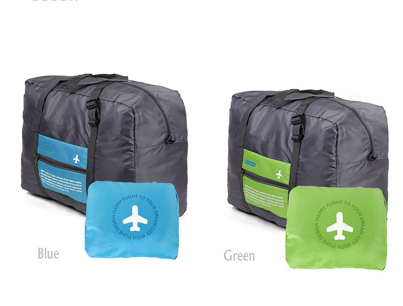 Bursting large capacity suitcase hand-held waterproof nylon folding and absorbing bag5