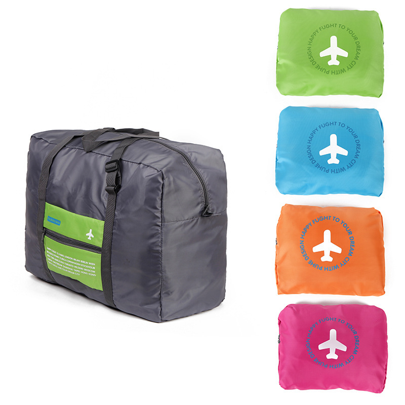 Bursting large capacity suitcase hand-held waterproof nylon folding and absorbing bag3