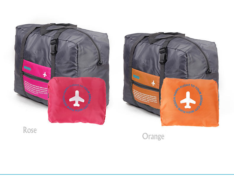 Bursting large capacity suitcase hand-held waterproof nylon folding and absorbing bag4