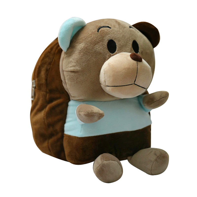 New plush toys children backpack boys and girls schoolbag 1-3 year old baby12