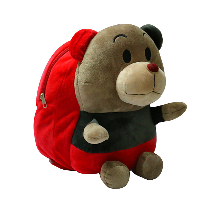 New plush toys children backpack boys and girls schoolbag 1-3 year old baby8