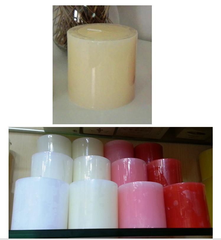 Use 3x3 single cylinder Home Furnishing colorful candle decoration decoration taste add atmosphere2