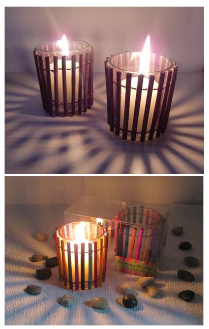 Tengpai glass candle cup suit with scented candles (2 suits)2