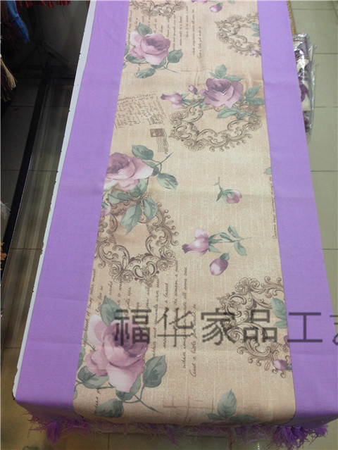 Fabric table table cloth cloth high-end TV cabinet gift table flower cotton mat entrance4