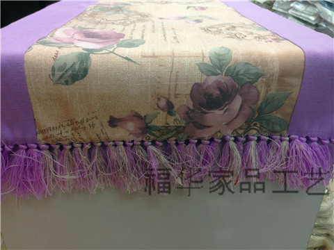 Fabric table table cloth cloth high-end TV cabinet gift table flower cotton mat entrance3