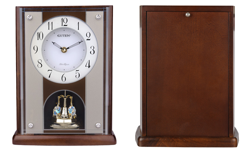 GD413-1 Ladies - senior wood pendulum clock2