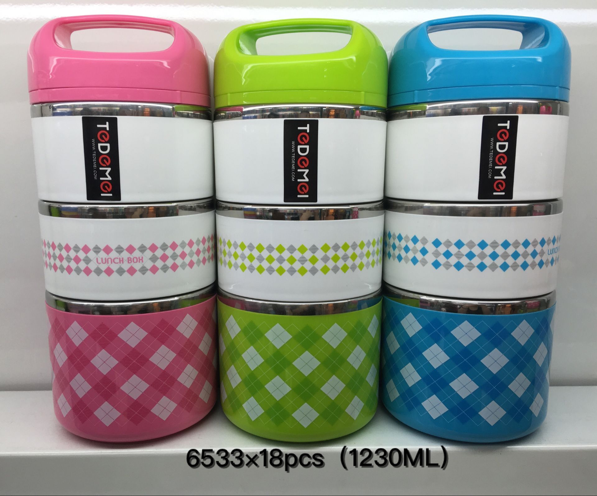Beautiful stainless steel heat preservation lunch box1