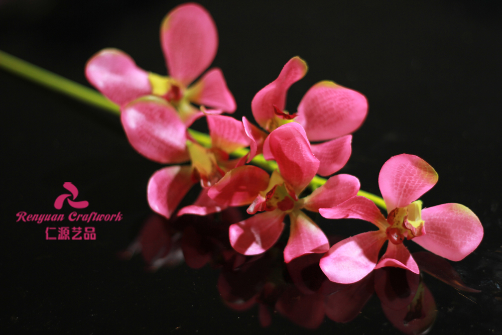 Simulation flowers of Chinese Dendrobium emulation plant home decoration2