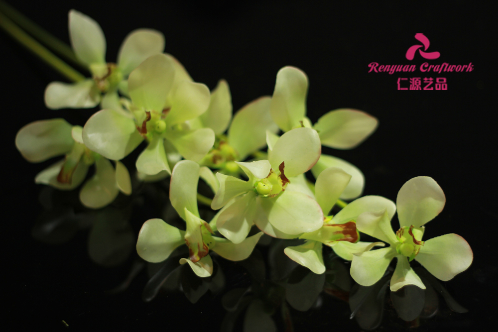 Simulation flowers of Chinese Dendrobium emulation plant home decoration3