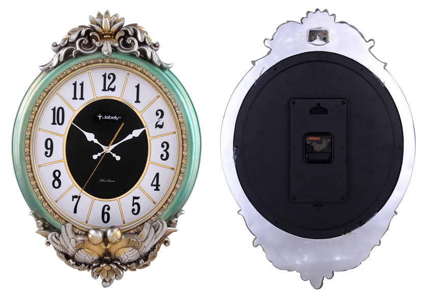 The eternal witness of European royal style advanced resin wall clock6