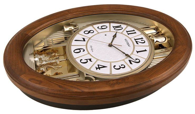 GD507-1 Tivoli wood pendulum clock chime music on top4