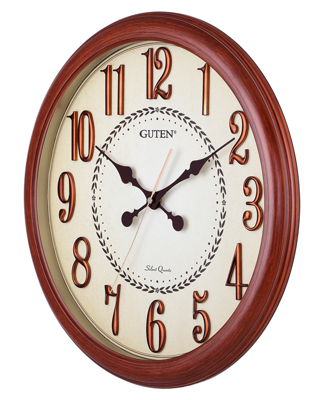 GD847-1 high imitation wood plastic Retro Clock3