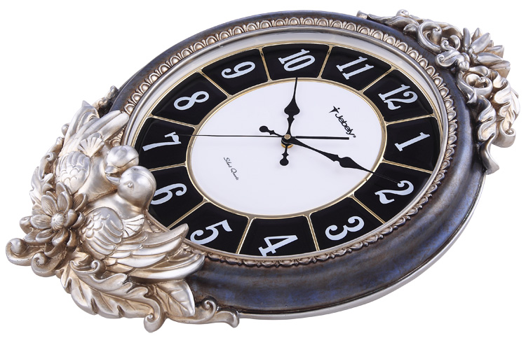 The eternal witness of European royal style advanced resin wall clock4