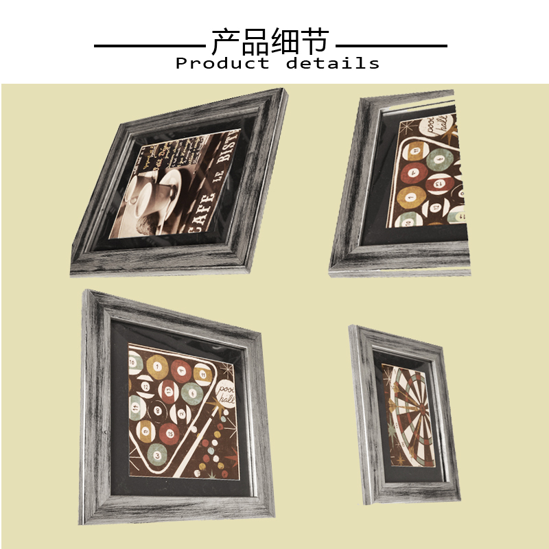 American restaurant decoration painting wall photo wall1