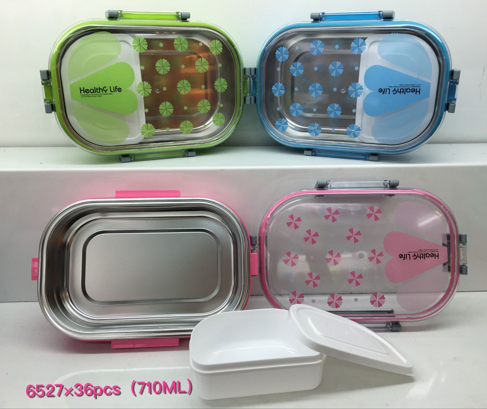 Huamei stainless steel heat preservation lunch box2