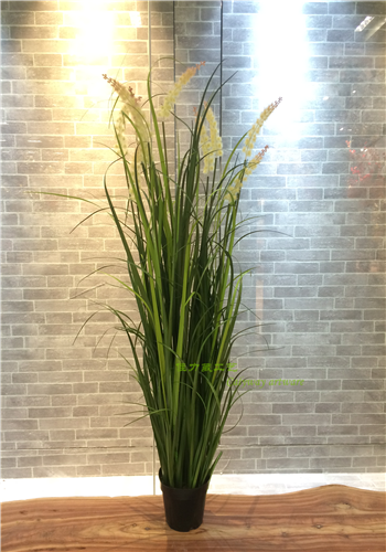 Simple pastoral plant hair onion basin simulation plant home decoration1