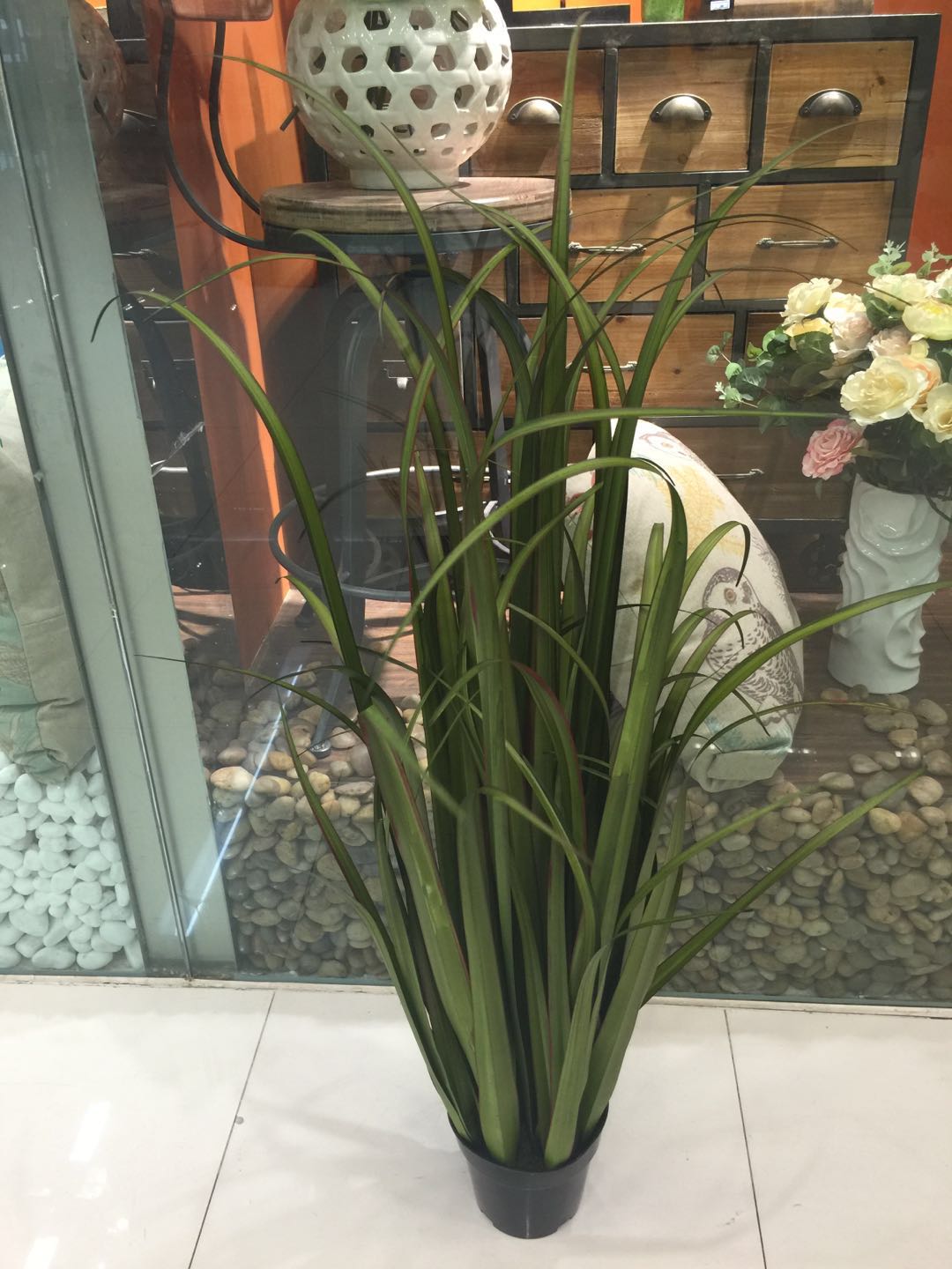The simple pastoral grass Basin Gladiolus plant simulation Home Furnishing decoration2