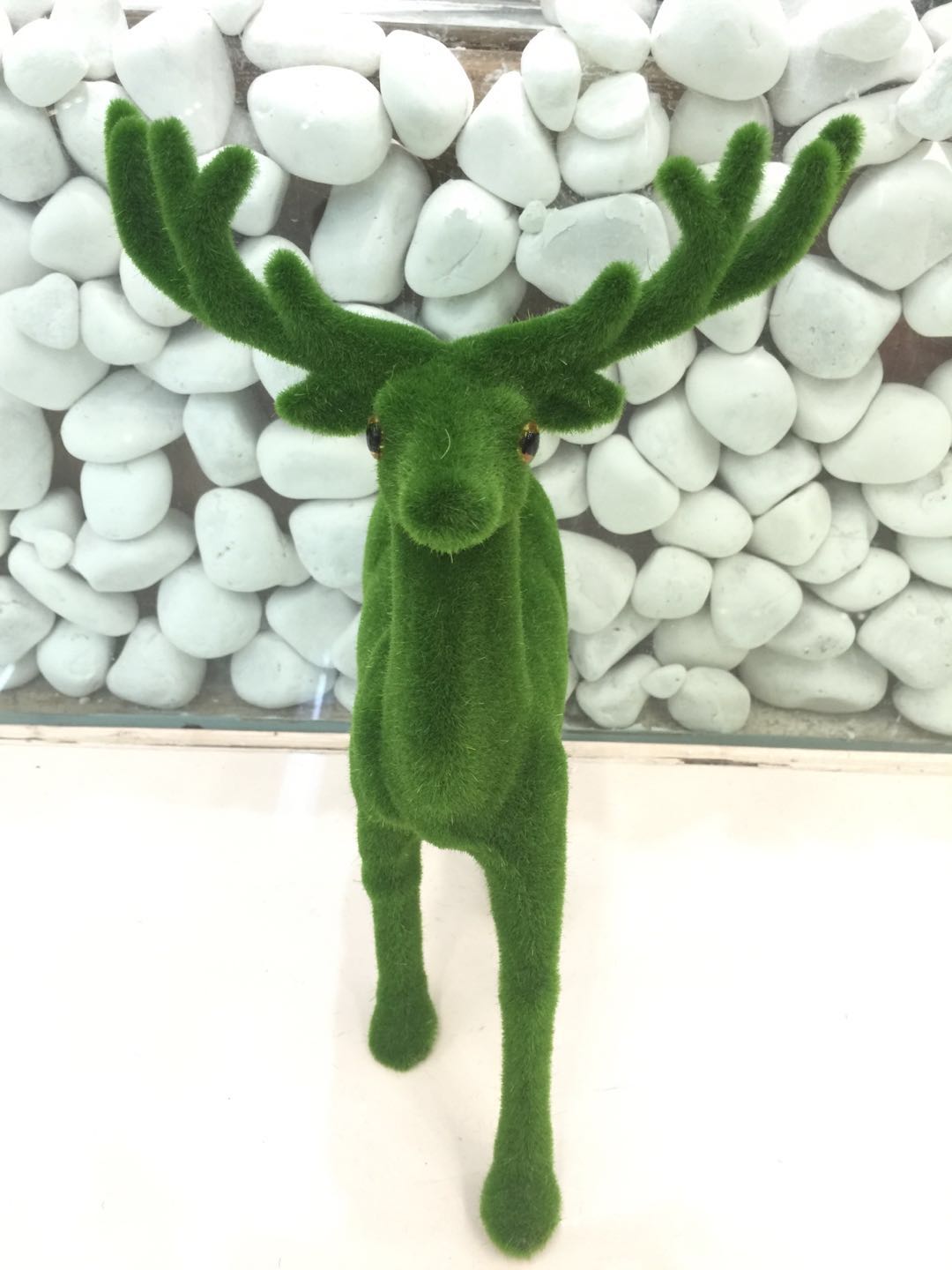 Western style green deer hair ornaments Home Furnishing decorative ornaments animal ornaments3