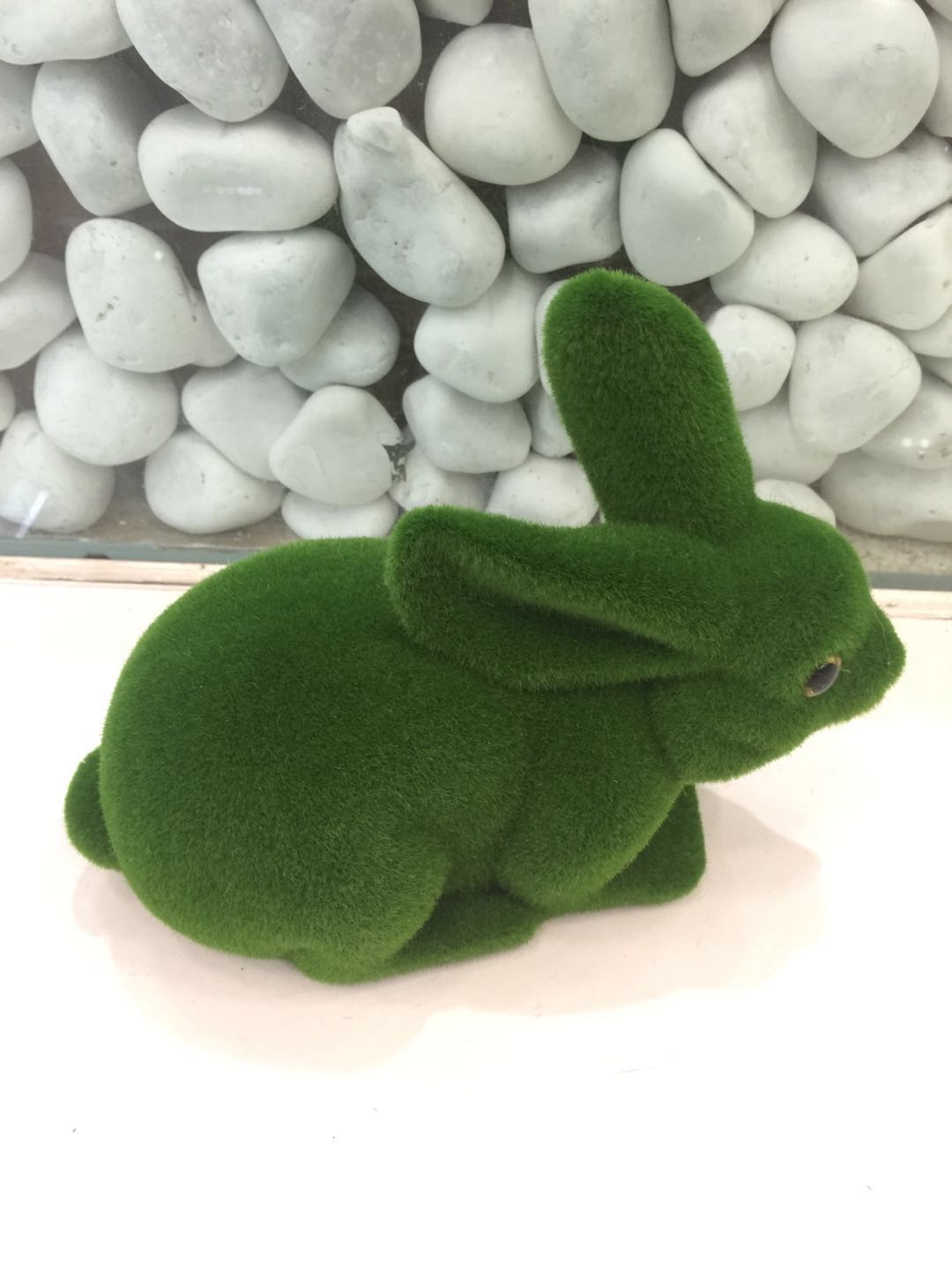 Western style green rabbit hair ornaments Home Furnishing decorative ornaments animal ornaments3