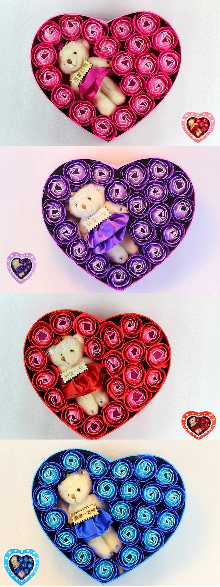 Western Valentine's Day gift emulation of rose soap flowers7