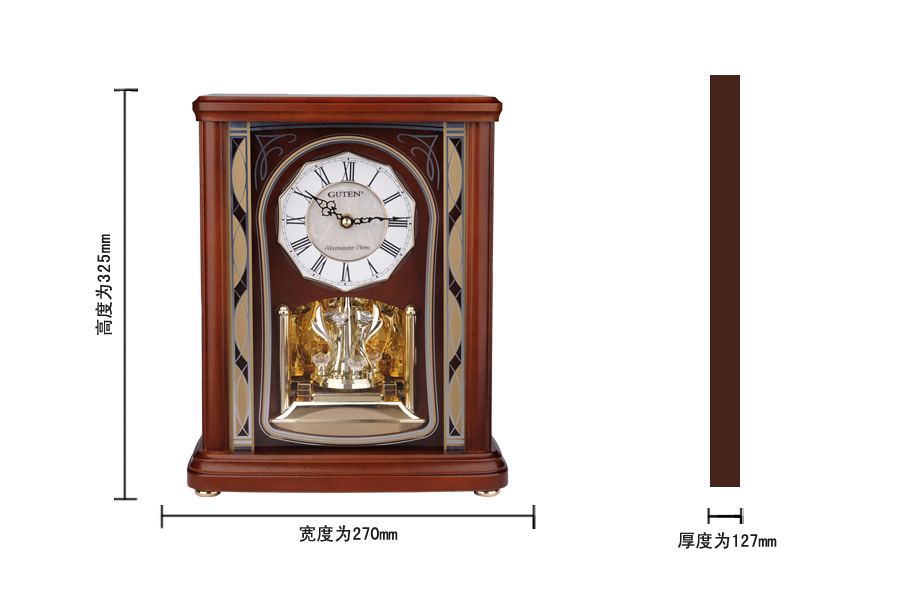 GD405-1 senior wood music twist time be promoted step by step on time clock1