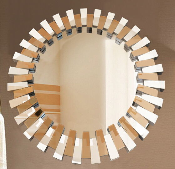 Modern creative circular decorative mirror hanging mirror1