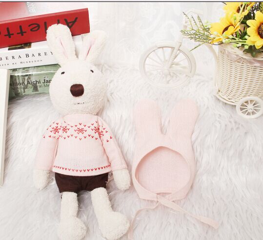 Sugar Rabbit plush toy doll doll doll new dress hat1